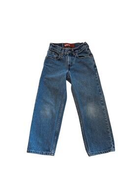Levis 550 Jeans Boys Size 8 (22x22) Blue Relaxed Fit Slim 100% Cotton Y2K Retro